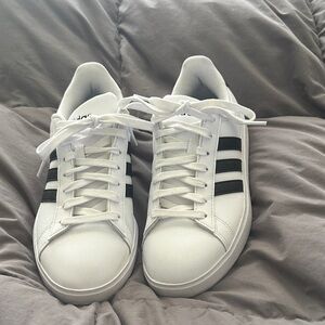 Adidas White and Black Classic Sneakers